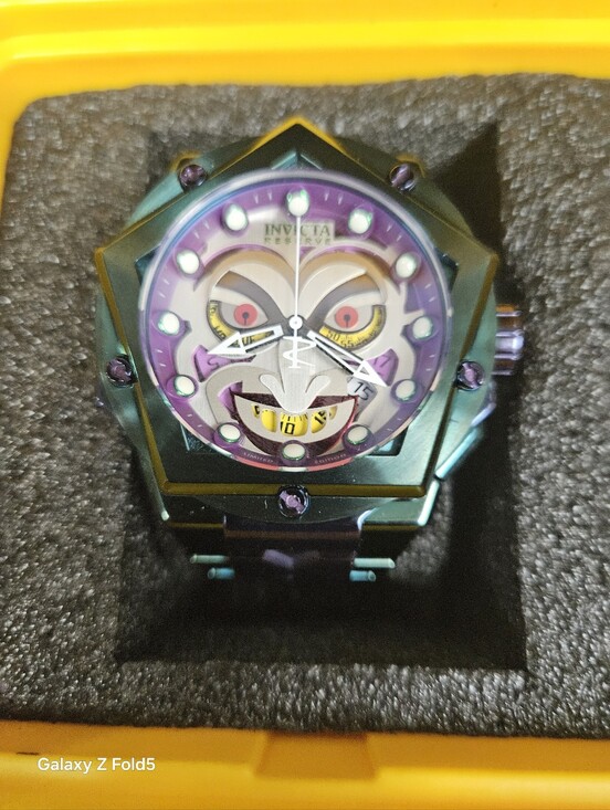 Invicta Other - Invicta Helio Reserve Joker DC Purple and Multi-Color Men's Specialty Dial Watch